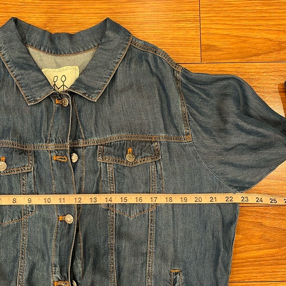 Johnny Was LOVE Rhinestone Jewel Jean Jacket - Picture 12 of 14